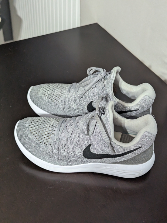 Nike Shoes - Nike Gray Flyknit Running Shoes